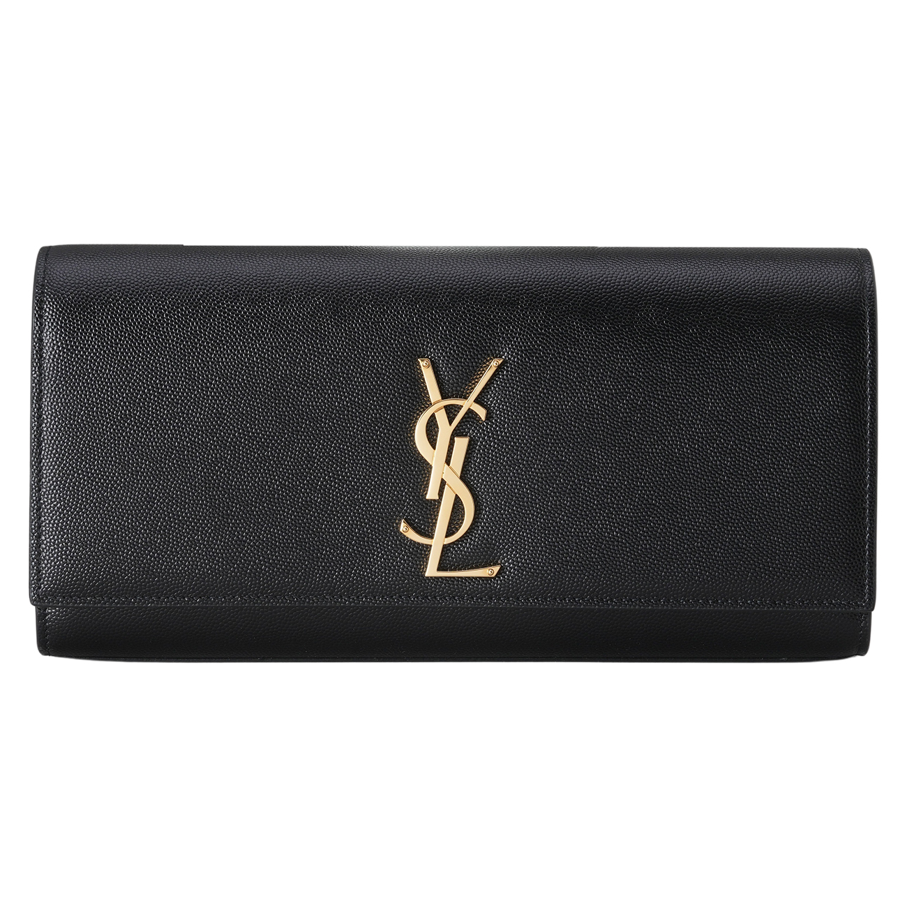 YVES SAINT LAURENT(USED)생로랑 326079 모노그램 케이트 클러치백 블랙금장